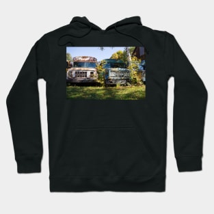 the old buses Hoodie